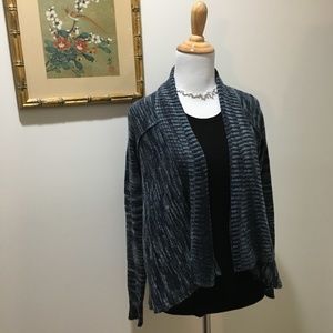 NWT 🎁 Blue/Black Sonoma Open Sweater